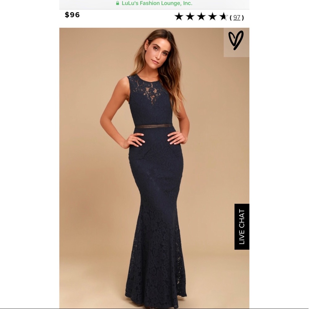 Lulu’s Navy Blue Gown